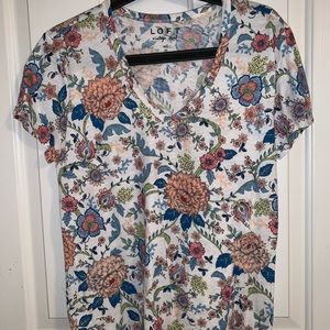 LOFT floral t-shirt